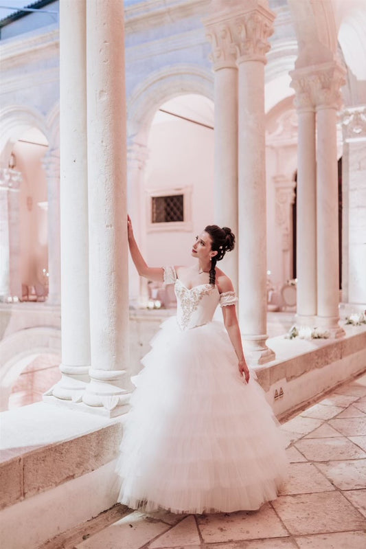 Custom Made Wedding Dress For Ballroom Wedding